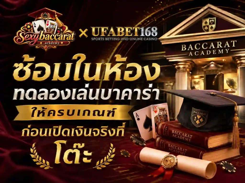 ซ้อมในห้อง ทดลองเล่นบาคาร่า ให้ครบเกณฑ์ ก่อนเปิดเงินจริงที่ โต๊ะ