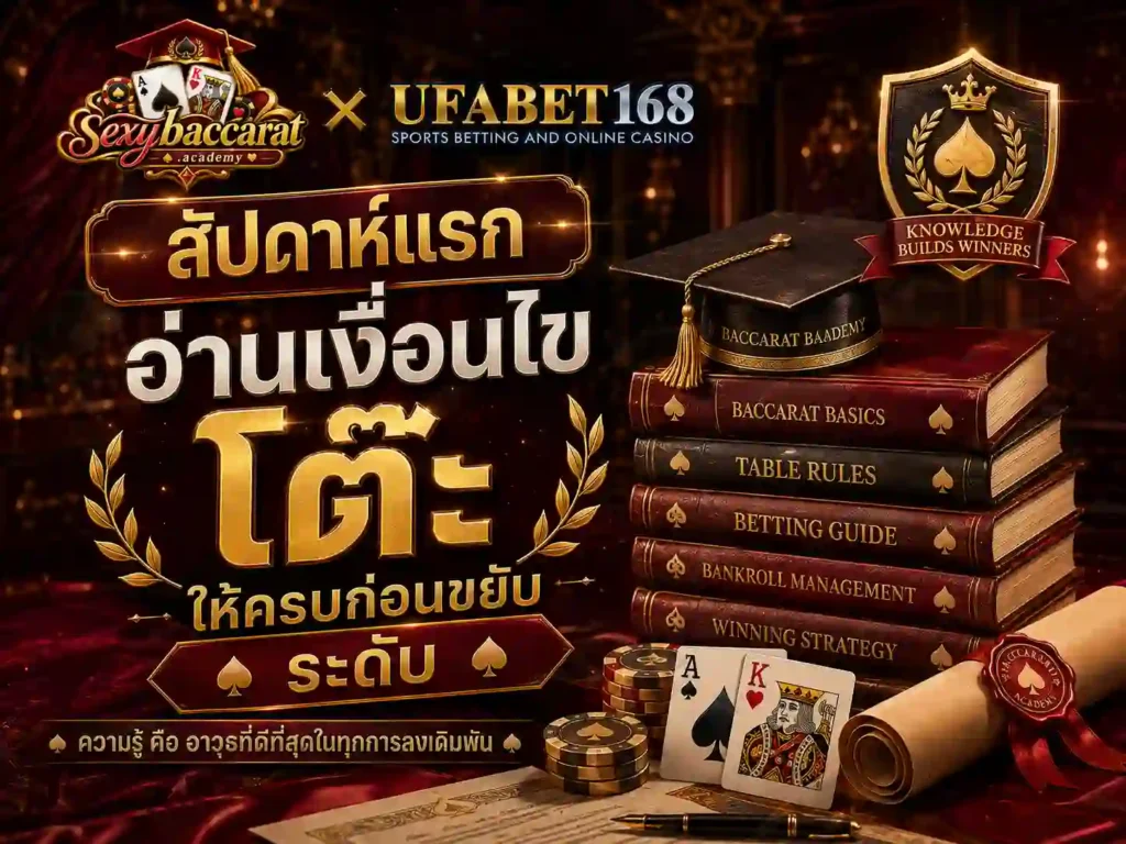 สัปดาห์แรก อ่านเงื่อนไข โต๊ะ ให้ครบก่อนขยับ ระดับ
