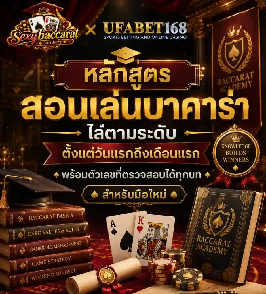 หลักสูตร สอนเล่นบาคาร่า ไล่ตาม ระดับ สำหรับ มือใหม่