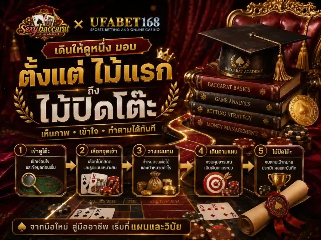 เดินให้ดูหนึ่ง ขอน ตั้งแต่ ไม้ แรกถึงไม้ปิด โต๊ะ
