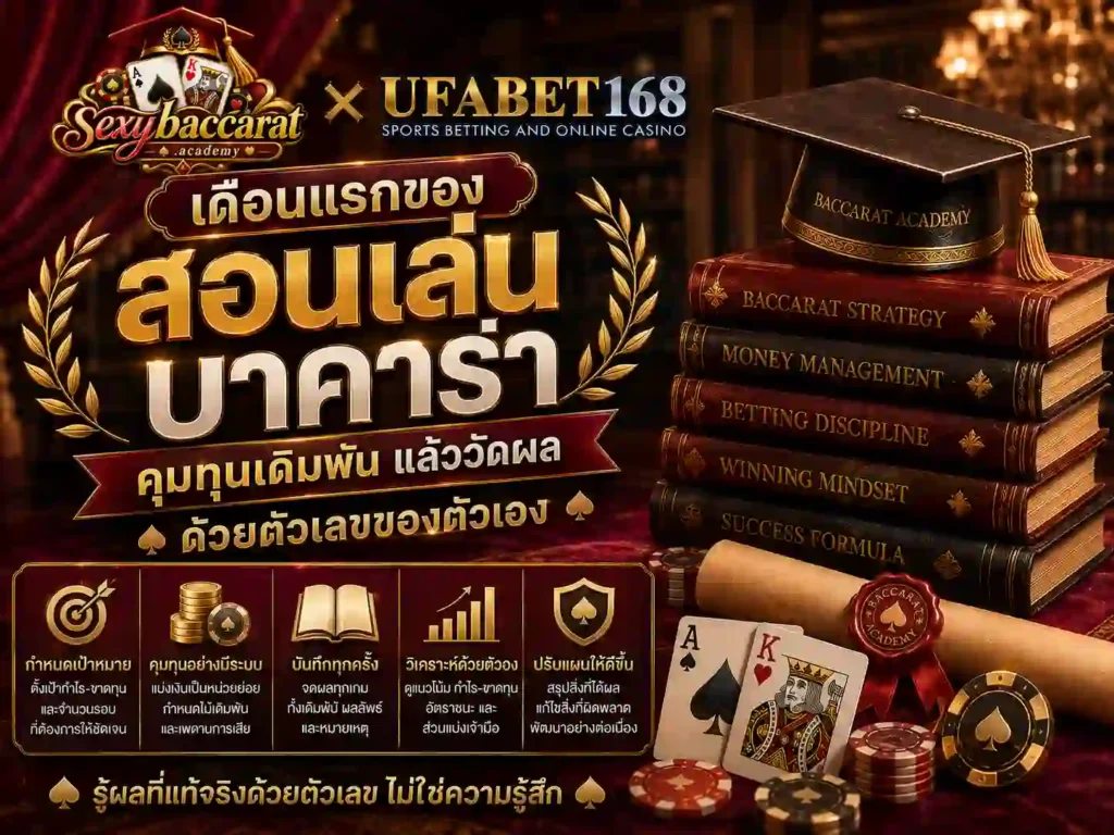 เดือนแรกของ สอนเล่นบาคาร่า คุม ทุนเดิมพัน